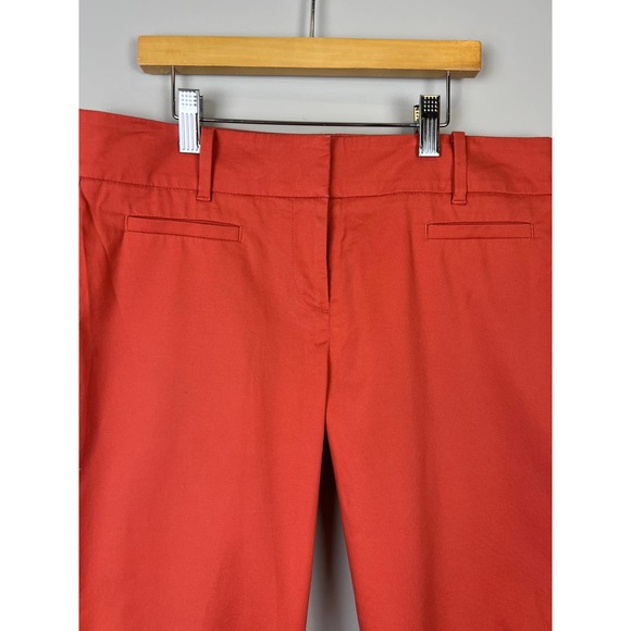 Ann Taylor "Devin Fit" Rust/Burnt Orange Spice cropped pants Sz. 4 - Picture 4 of 11